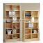 Modern wood shop display book racks/ library bookshelf (SZ-FCB379)