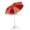 100% polyester nylon fabric two folding out door beach umbrella parasol