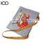 2016 lady fashion factory Leisure printing canvas handbag oem women's tote hand bag