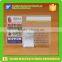 High quality printing plastic clear card/ transarent business card