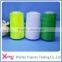 100 percent virgin color polyester spun sewing thread