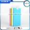 5000mah polymer rubber power bank handle design with dual USB