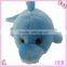 lovely stuffed plush blue dolphin toy