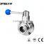 SS304/316L Sanitary butterfly Valve