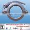 Putzmeister concrete pump pipe DN125 5.5" snap mounting clamp