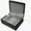 Glossy classic black shoe packing boxes wood