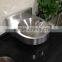 stainless steel water sink for bathroom