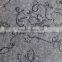 Rayon polyester blend shinny black sequins wholesale sequin embroidery sequin embroidery design