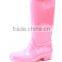 High Heel Women Fashion Clear PVC Rain Boots