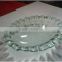 clear glass fruit dish