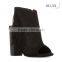 OLNS021 woman block heel summer beautiful girls wedge heel sandals open toe pumps for girls new collection