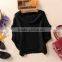 lady's fashion half sleeve and short pullover shawl sweater