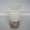 crater flame led wax candles artificial pillar with dry plant inside