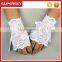 A-744 Wedding Lace Fingerless Gloves Boho Lace Wrist Cuff Bracelet Bridal Bohemian Lace Wristband