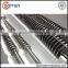 PVC profile screw barrel for conical twin screws extruder plastic machine