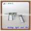 Suspended galvanized steel angles for ceiling