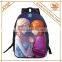 2016 Back To School Season Polyester 3D Frozen School Backpack Girls Backpack
