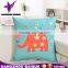 Cartoon Custom Printing Linen Latest Design Cushion Covers