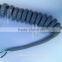 NEMA5-15P 3 Prong U.S. Plug to IEC C13 8~10-Foot Coil Spring Power Cord