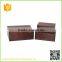 the leather wooden jewellery box with hinged lids