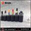 wholesale fancy 10ml frosted black glass bottle childproof