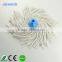 cotton/microfiber mop head with plastic socket
