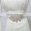 Fancy rhinestone wedding belts and bridal sashes for dress handmade WA019