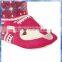 Fox knitted boot slippers for girls