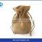 Embroidered Wine Bags Linen Gray Nice Personalized Design Export Bag Customized