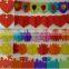 Rainbow Coloured paper balloon Garland party wedding decoration