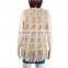 Girl`s hand crochet fur vest hand knitted rabbit fur vest KZ150019
