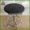 ISO/CE certify good quality lab adjust steel stool with wheel