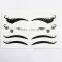 Custom sexy temporary makeup eye sticker rhinestone eyeliner stickers demask eye tattoo factory
