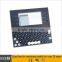 Low price and HOT selling Die cutting transparent LCD window display membrane keypad with PCB circuit board