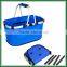 Two handle carry retail shopping basket