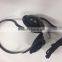 cheap good quality disposable neckband headphone with braided wire