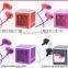Korean styled environmental silicone stereo earphone earbuds wholesale