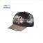 ERKE summer breathable trucker style low profile panel cotton mesh flat baseball cap snapback hat
