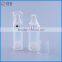 New type 50ml plastic airless bottle with pump dispenser transparent cap
