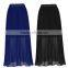 New Stylish Lady Women's Fashion Summer Solid Sexy Chiffon Long Pleated A-line Skirt