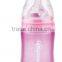 babies product highborosilicate glass baby bottle with sleeve