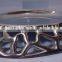 Home Decoration Aluminium Metal Perforated Fruit Dish Nut Dish Set