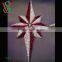 Fancy Holiday lighting LED 3D eight star garland motif light mall decoration