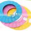 New Hot Selling 3 color Adjustable Shower cap protect Shampoo for baby health Bathing bath waterproof caps