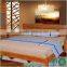 Moisture-proof Easy to Clean Cyan Sandalwood Series Suite King Size Bed Modern