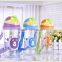 plastic water bottle for kids with straw,good design kids water bottle