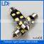 Festoon led Panel Light 6 SMD 2835 LED 41mm Car Reading Interior Map Roof light 12V white Car Dome Led Light