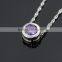 Hot Tibetan Silver Jewelry Alloy and Silver Plated Pendant With cz Stone