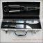 Stainless Steel Barbecue Grill Tools 3PCS BBQ Grill Tool With Aluminium Case