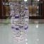 Spray Color Crystal Glass Vase,Inclined Mouth Glass Vase